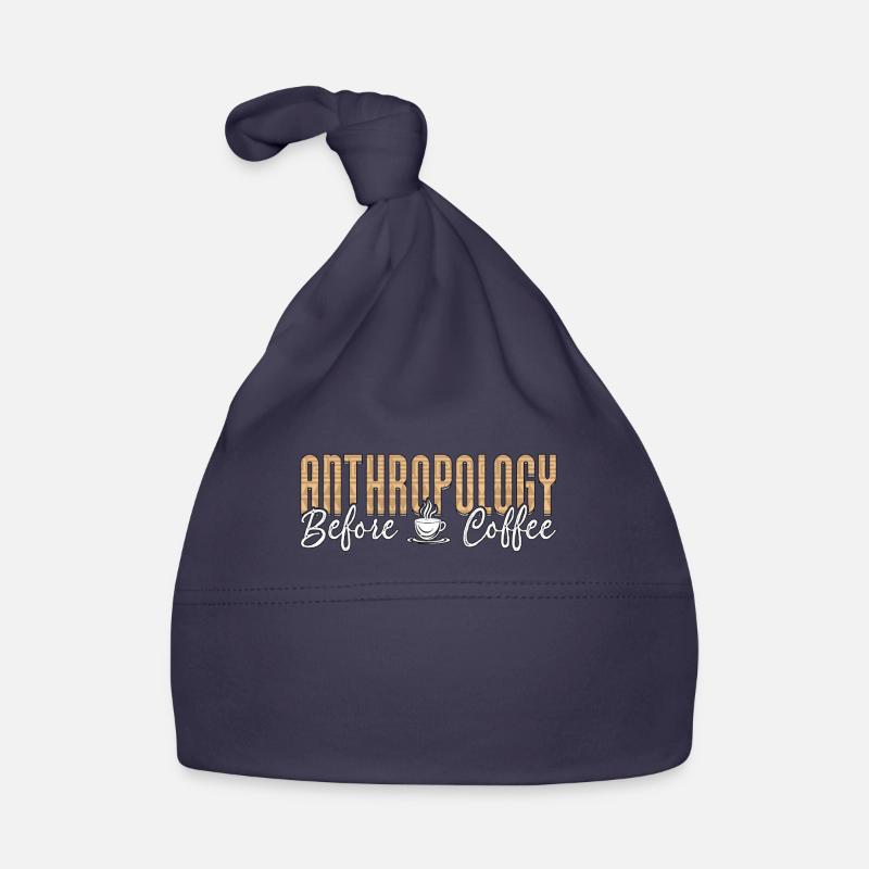 Anthropology Before Coffee Forensic Coffee Lover Organic Baby Cap