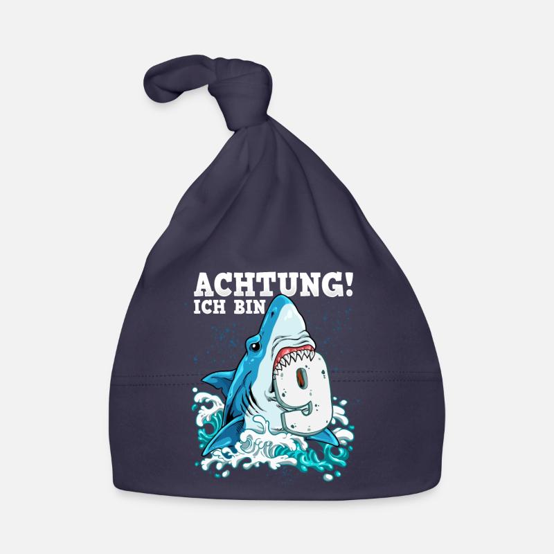 Requin de 9e anniversaire Bonnet bio Bébé