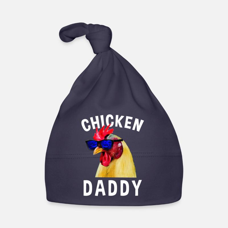 Chicken Daddy Huhn Hühnerhalter Hühner Baby Bio-Mütze