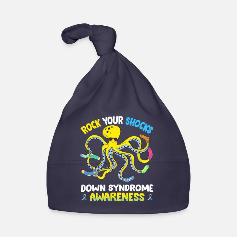 Down-Syndrom Bewusstsein Oktopus Rock Your Sock Baby Bio-Mütze