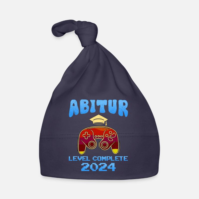 Abitur 2024 LEVEL COMPLETE Abiturienten Abschluss Baby Bio-Mütze