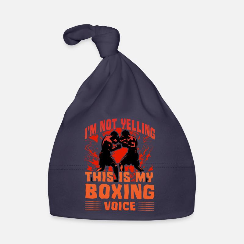 Je ne crie pas que c’est ma voix de boxe Bonnet bio Bébé