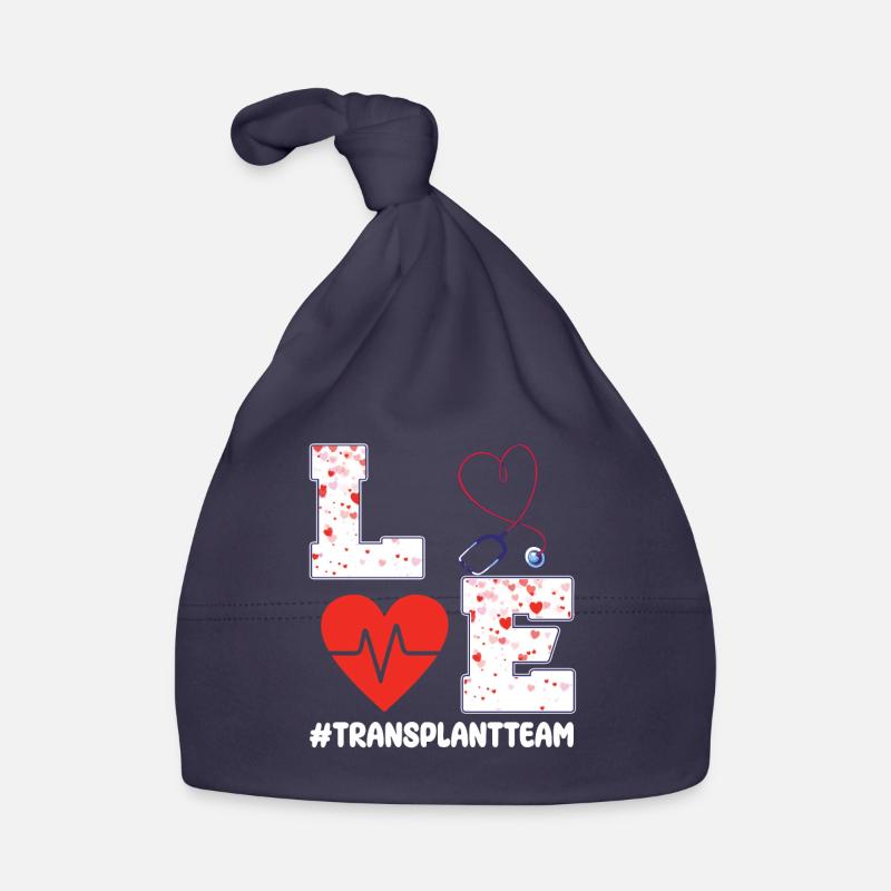 Équipe de greffe de chemise de la Saint-Valentin Bonnet bio Bébé