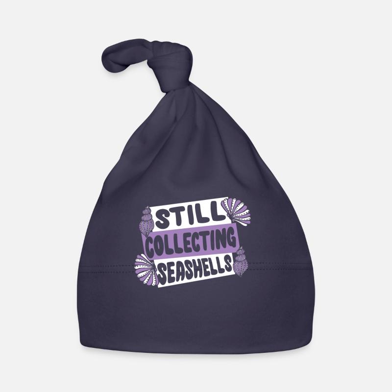 Still Collecting Seashells Shell Hunter Seashell Organic Baby Cap