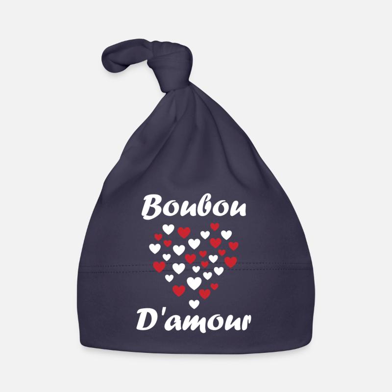 Boubou - Bonnet bio Bébé - marine
