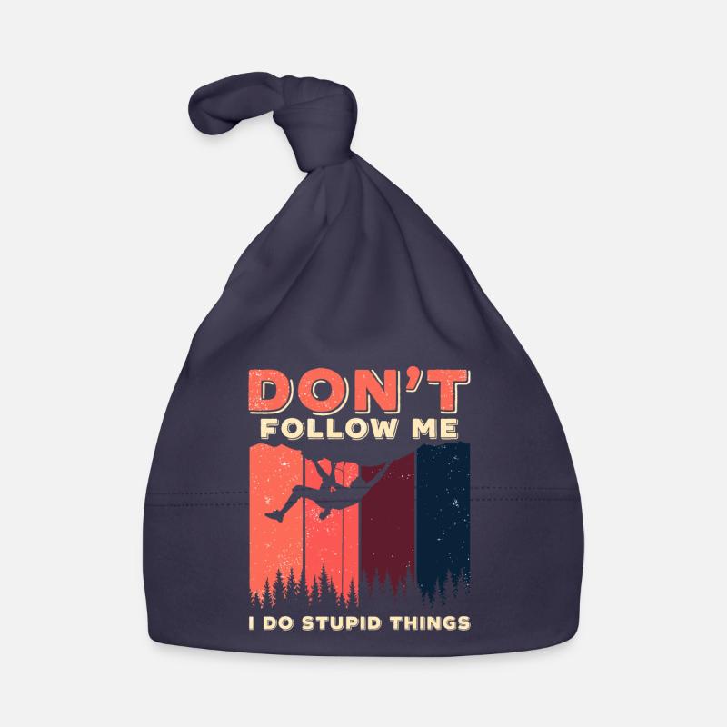 Climbing Mountain Boulder Climble Climber Organic Baby Cap