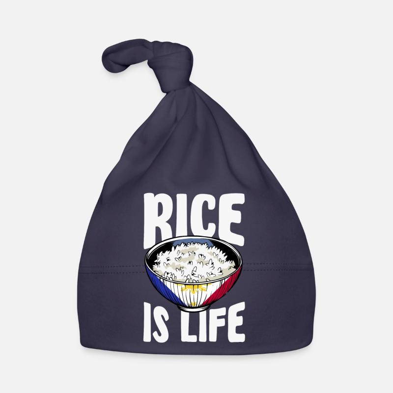 Le riz, c’est la vie – Idée cadeau Bonnet bio Bébé