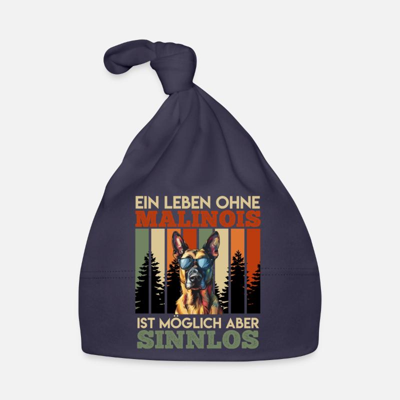 Belgischer Schäferhund EIN LEBEN OHNE MALINOIS Baby Bio-Mütze