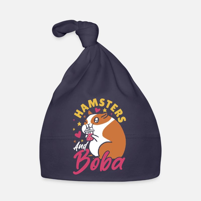 Cochon d’Inde Bubble Tea Animal Bonnet bio Bébé