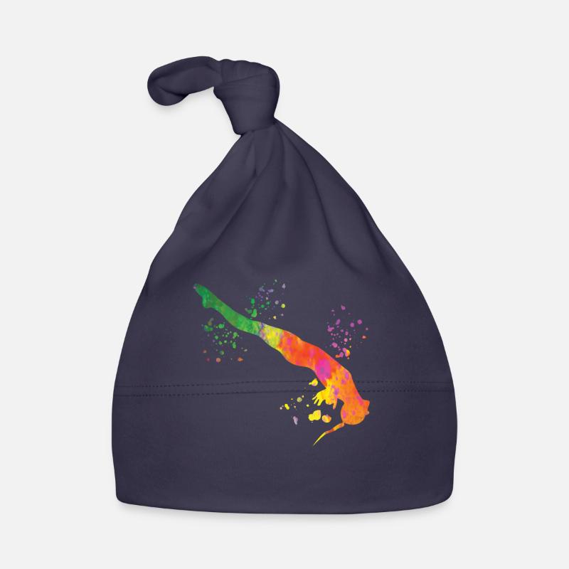 Diving, Artistic Jumping, Synchronized Diving Organic Baby Cap