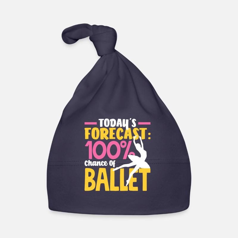 Cute Ballerina Ballet Dancer Gift Organic Baby Cap