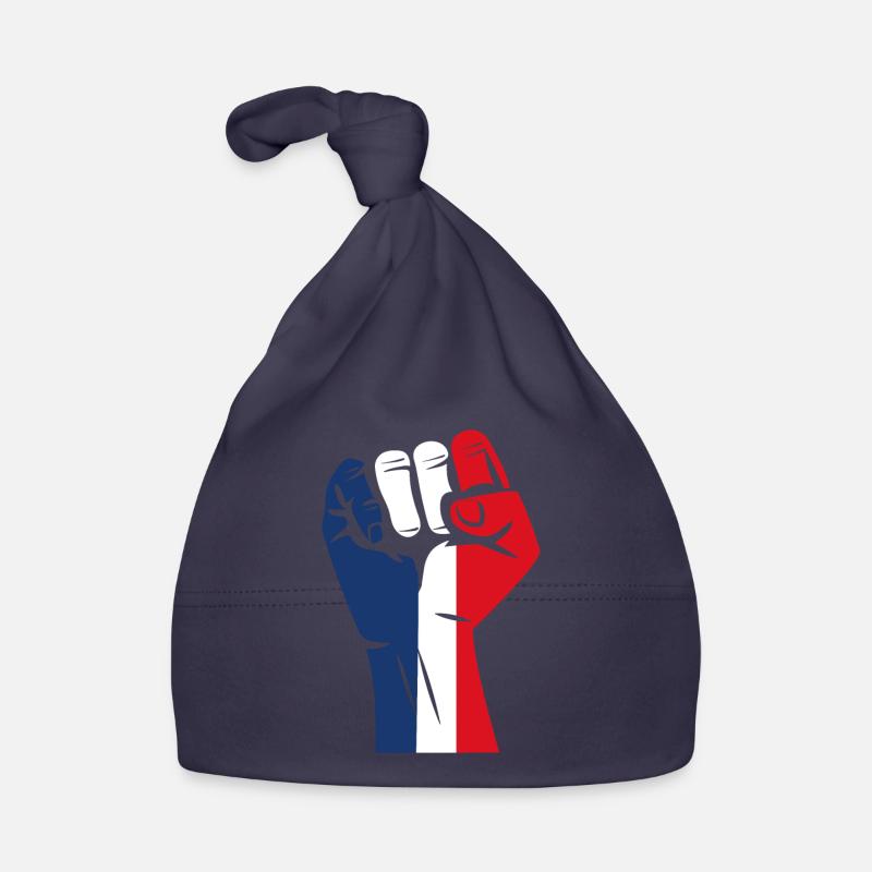 France patriote - Bonnet bio Bébé - marine