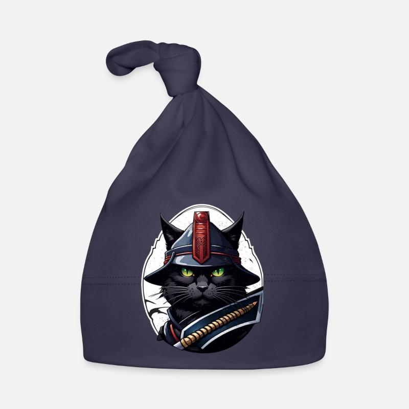 Ninja Cat - Samurai Kitten Organic Baby Cap
