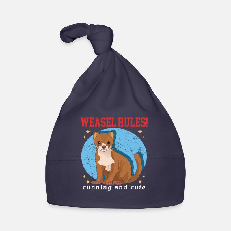 Belette souris belette Hermännchen cadeau Bonnet bio Bébé