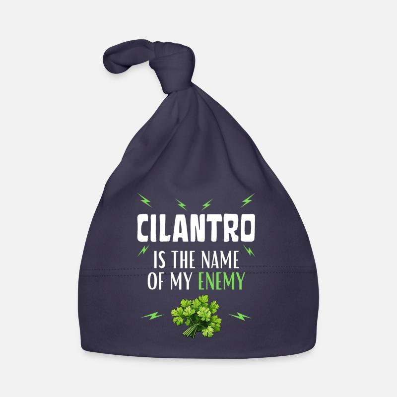 CORIANDRE est le nom de mon ennemi Bonnet bio Bébé