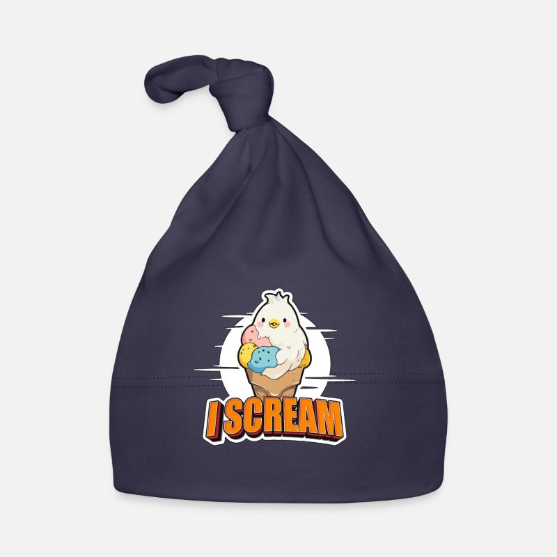 Calopsittes I Scream Birdwatcher Calopsitte Amoureux Bonnet bio Bébé