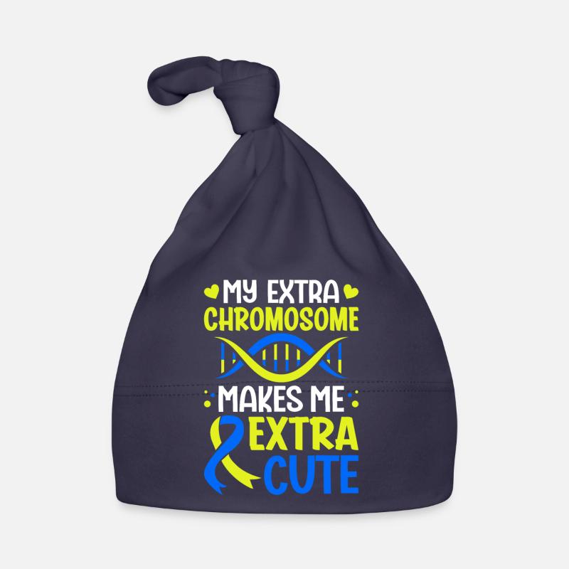 Mon chromosome supplémentaire me rend encore plus mignon drôle Bonnet bio Bébé