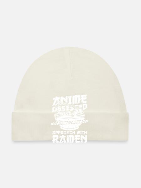 Bol de Ramen Manga Anime - Bonnet bio Bébé - marine - Devant