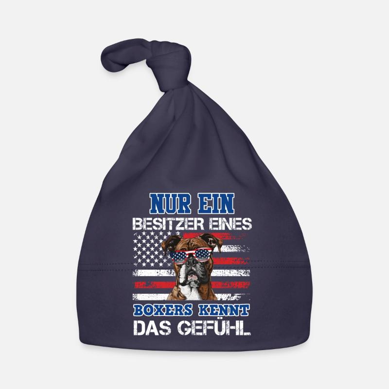 Deutscher Boxer NUR EIN BESITZER EINES BOXERS Baby Bio-Mütze