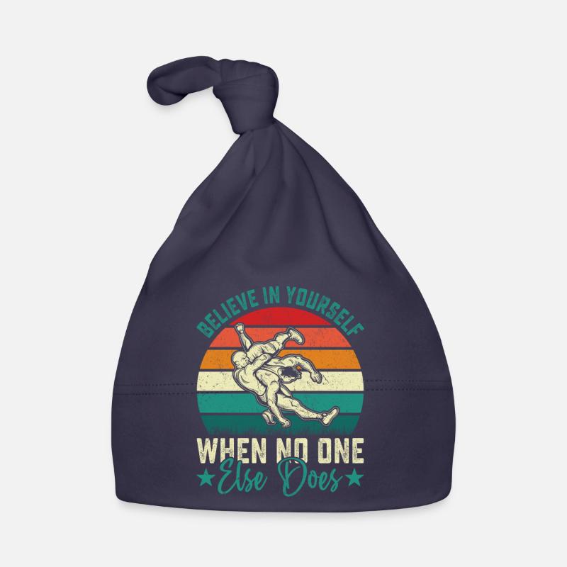 Believe in yourself when no one else does Organic Baby Cap