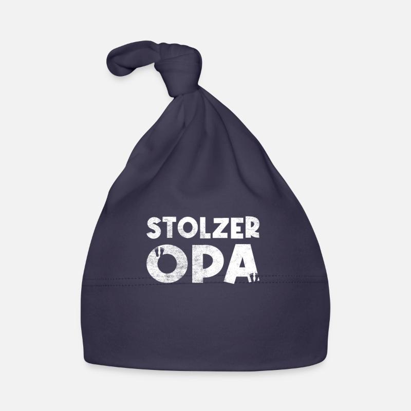 Stolzer Opa Baby Bio-Mütze