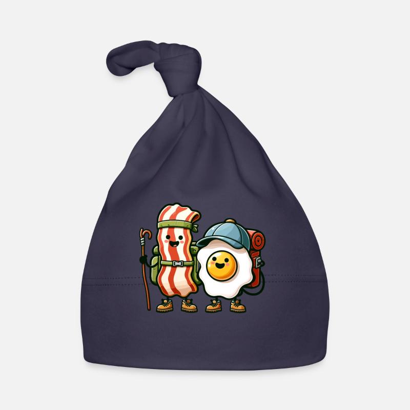 Adventurous Bacon & Egg Duo Organic Baby Cap
