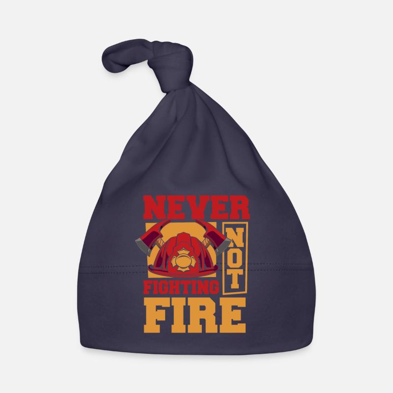 Fireman Organic Baby Cap