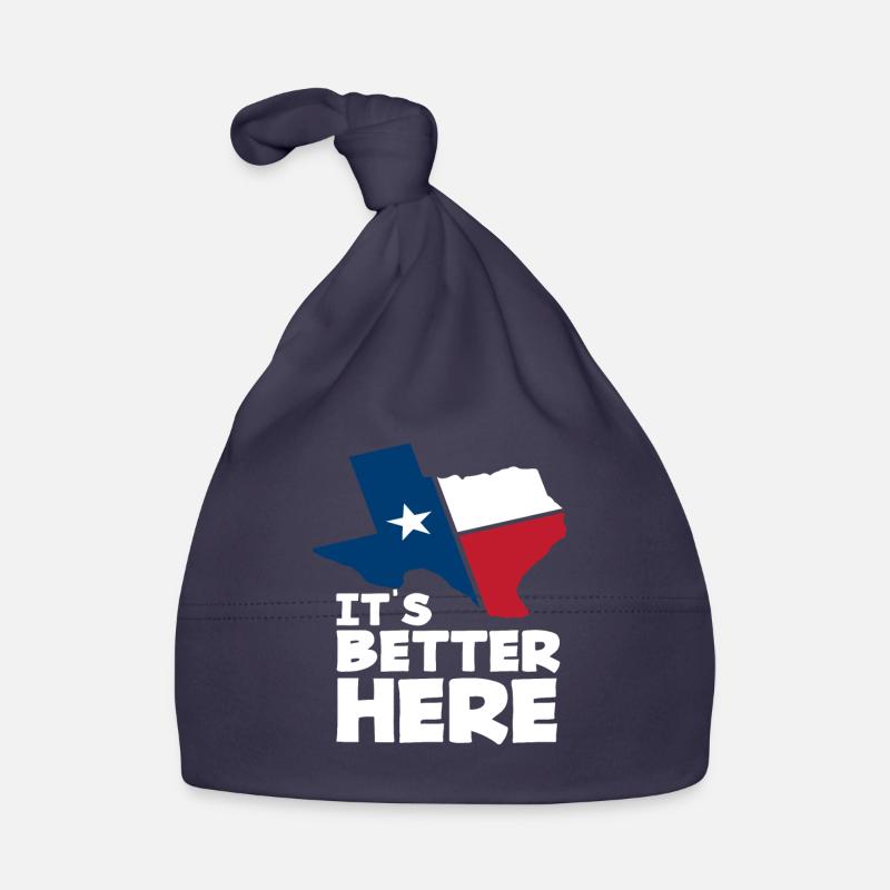 Texas It's Better Here Organic Baby Cap