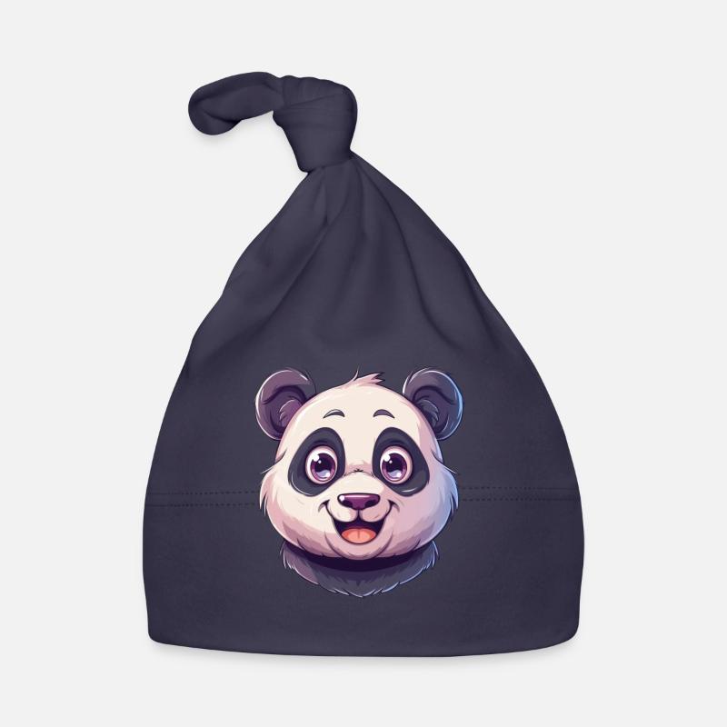 Panda Bear Japanese Giant Panda Organic Baby Cap