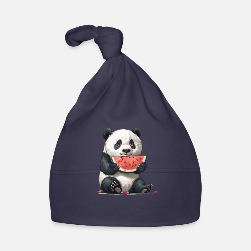 Panda Ours Pastèque Panda Géant Japonais Bonnet bio Bébé