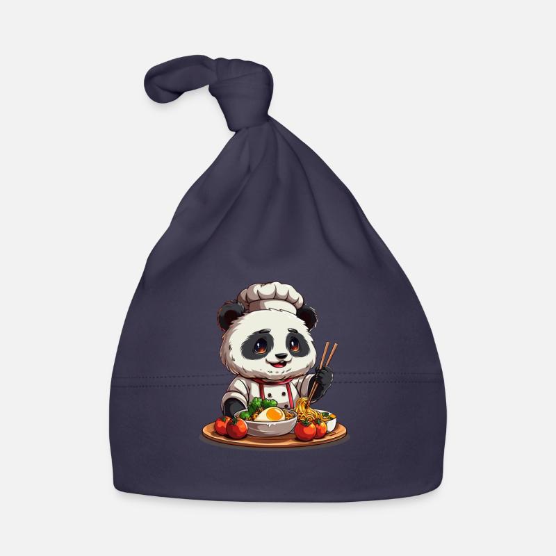 Panda Bear Ramen Japanese Giant Panda Organic Baby Cap