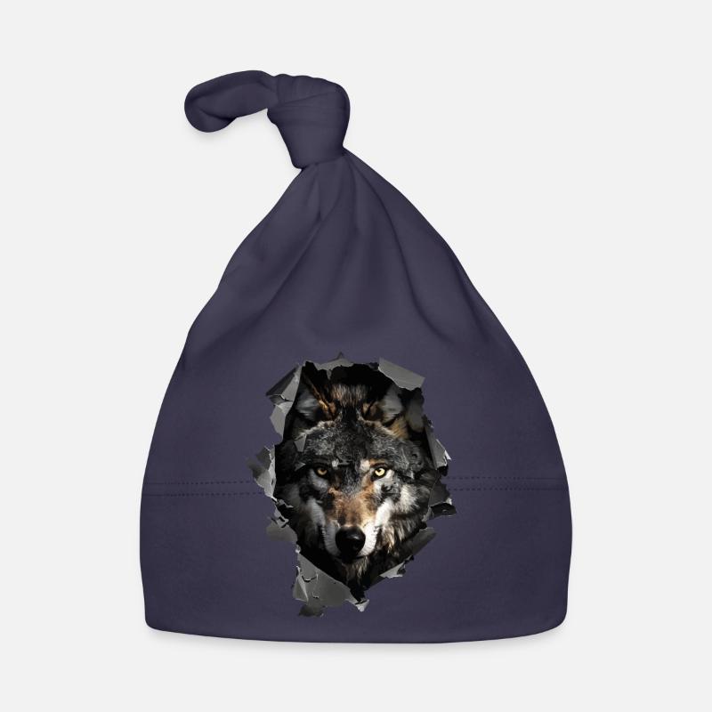 Wolf Baby Bio-Mütze