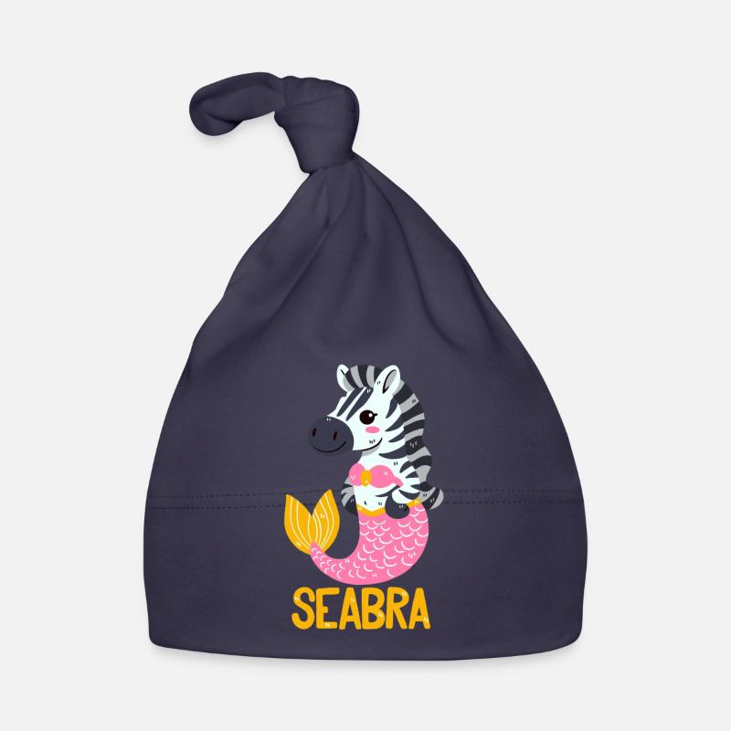 Jeu de mots sur le zèbre de mer Bonnet bio Bébé