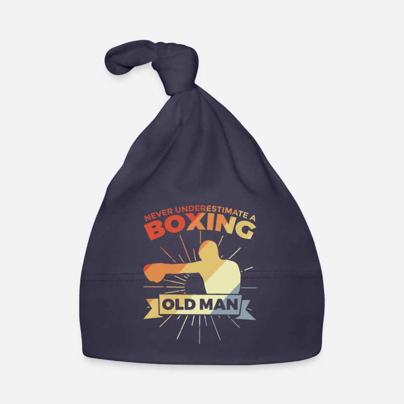 Never underestimate an old boxer Organic Baby Cap