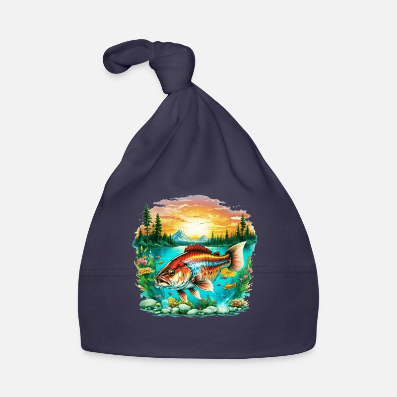 Poisson bar Bonnet bio Bébé
