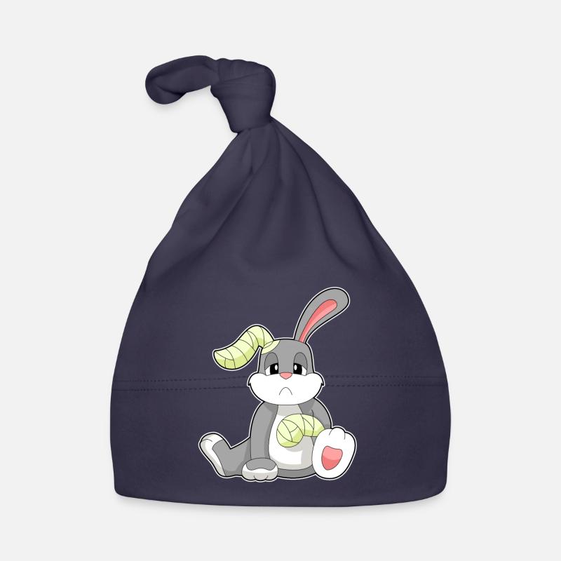 Rabbit Bandage Organic Baby Cap