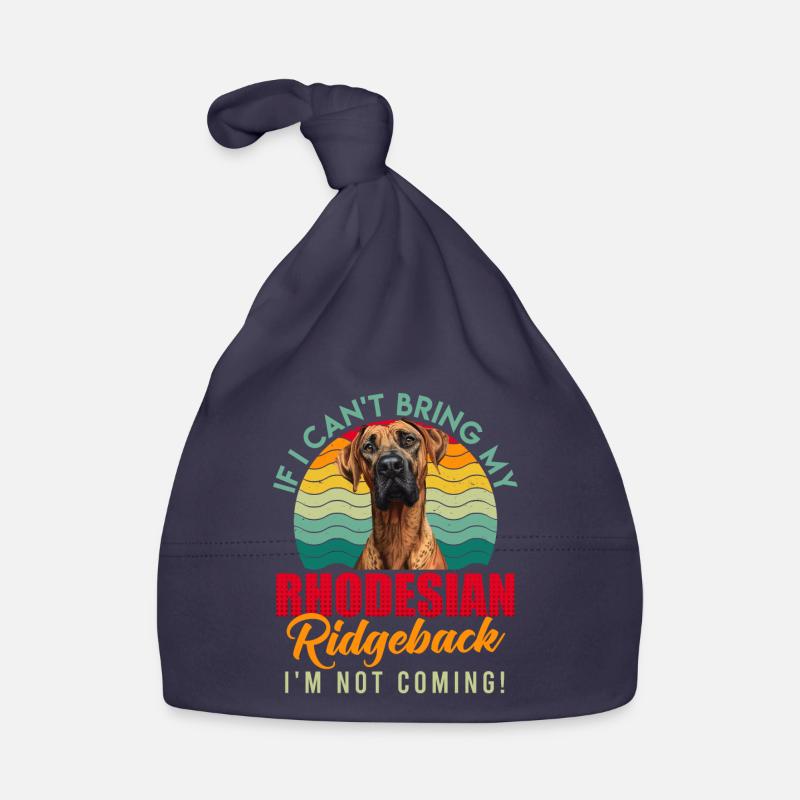 Ridgeback SI JE NE PEUX PAS APPORTER MON RHODESIAN RIDGEBACK Bonnet bio Bébé