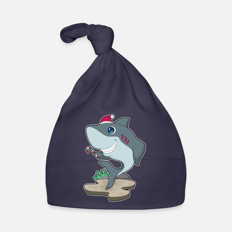 Requin Canne de Noël Bonnet bio Bébé