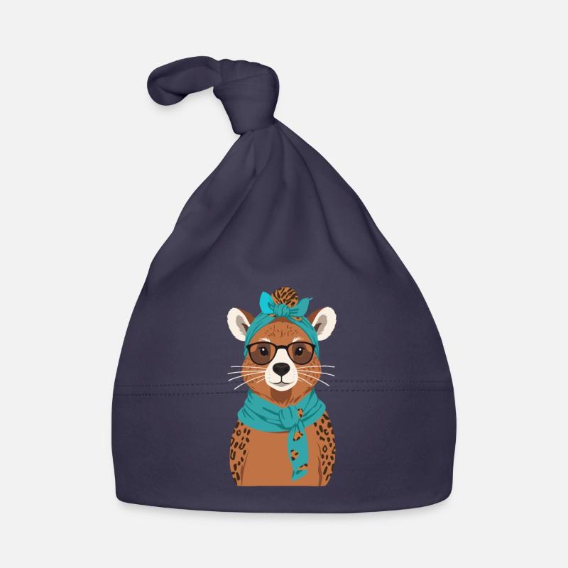 Lustige Capymama Wasserschwein Mutter Design Baby Bio-Mütze