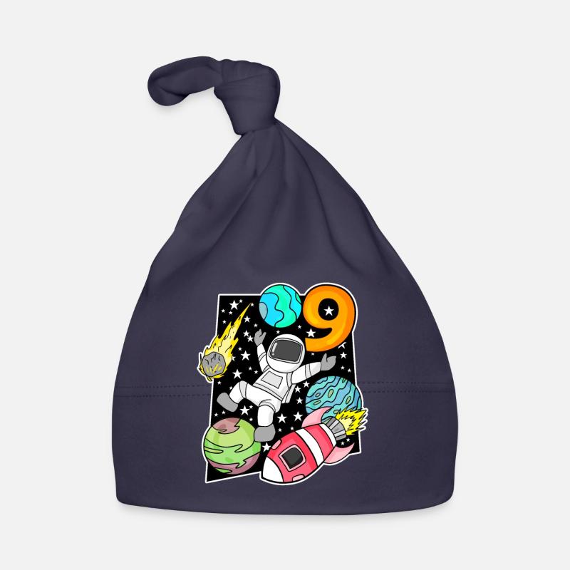 Astronaute - 9e anniversaire garçon Bonnet bio Bébé