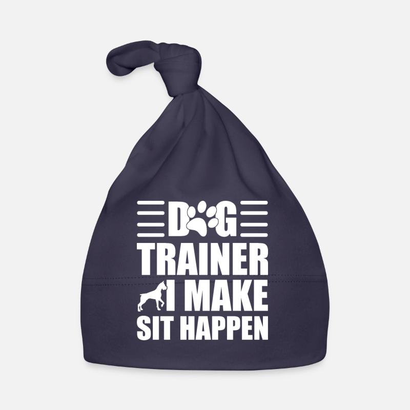 Dog Trainer I Make Sit Happen Tierpfleger Baby Bio-Mütze