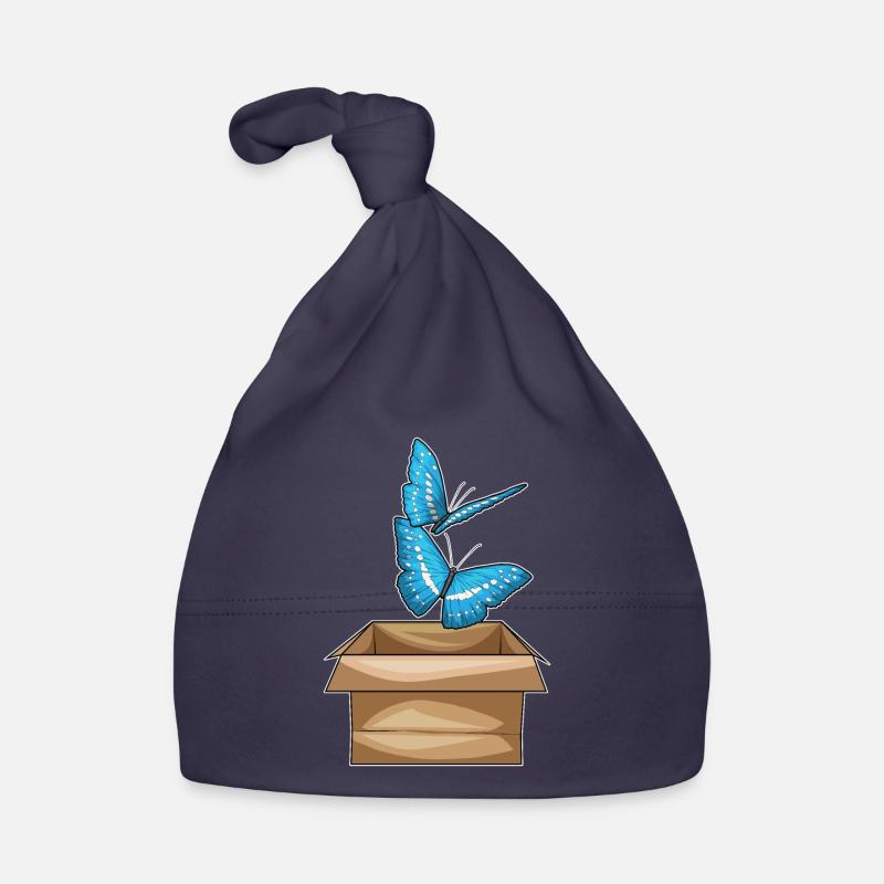 Schmetterling Karton Baby Bio-Mütze