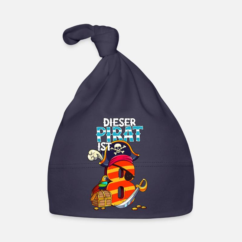 8e anniversaire Pirates Bonnet bio Bébé