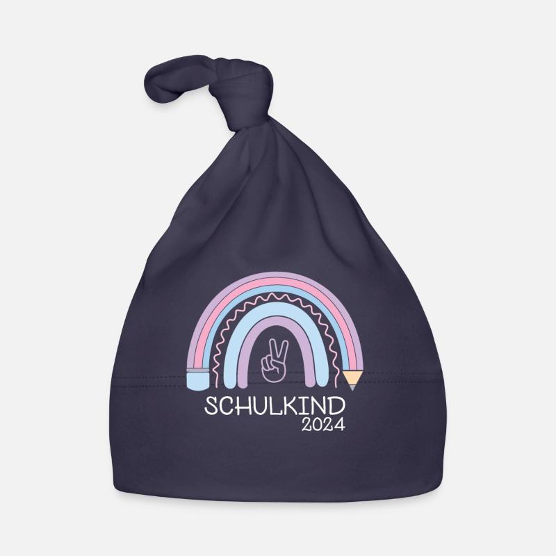 Schulanfang Einschulung Schulkind 2024 Baby Bio-Mütze