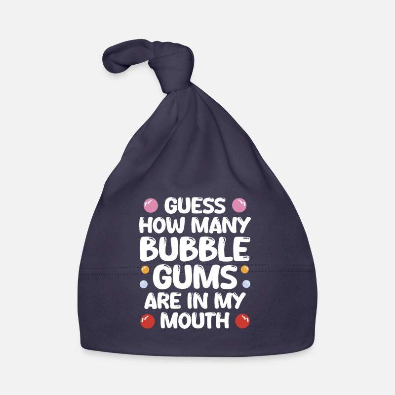 Des chewing-gums dans ma bouche Bonnet bio Bébé