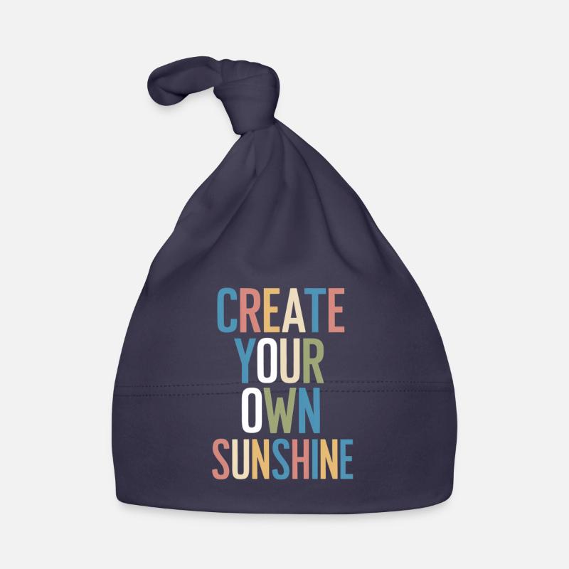 Create Your Own Sunshine Motivation Baby Bio-Mütze