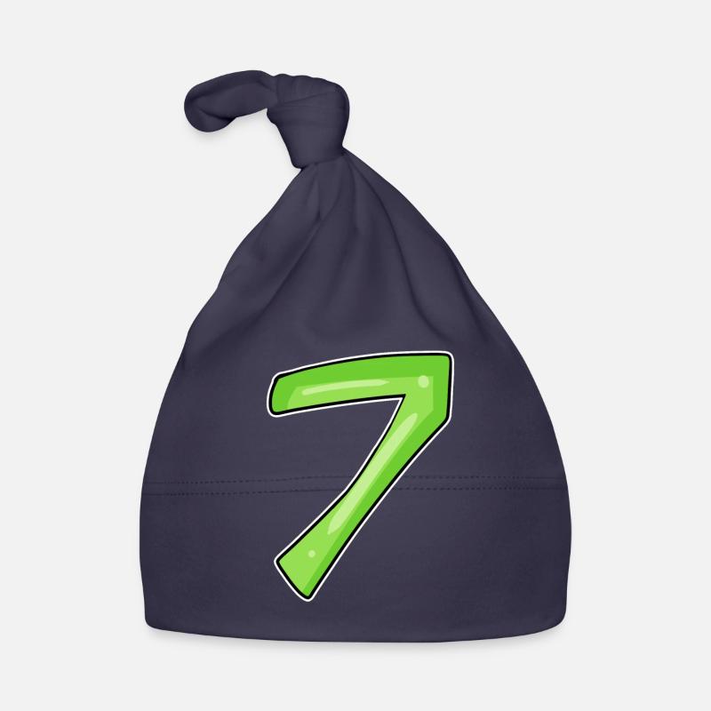 7 - sept verts Bonnet bio Bébé