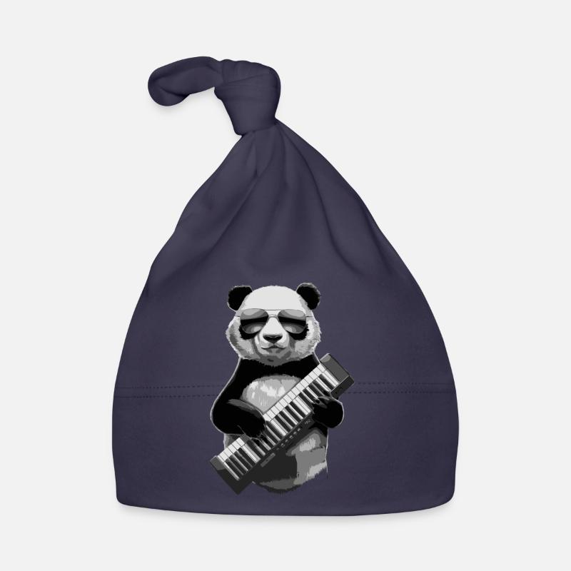 Panda Keytar Keyboard Gift Organic Baby Cap