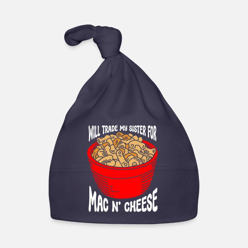 Mac And Cheese Macaroni Organic Baby Cap
