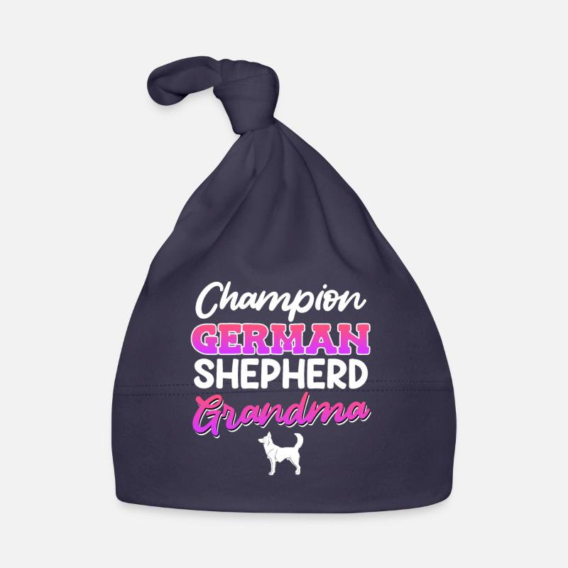 Deutscher Schäferhund CHAMPION GERMAN SHEPHERD Baby Bio-Mütze